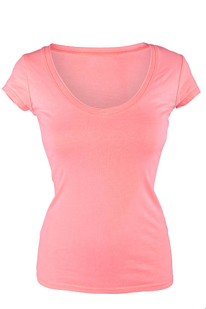 istock Pink female t-shirt 490304674