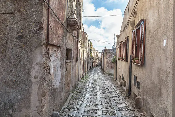 Photo of Mountain Fortress and Village of Erice on Sicily, Italy