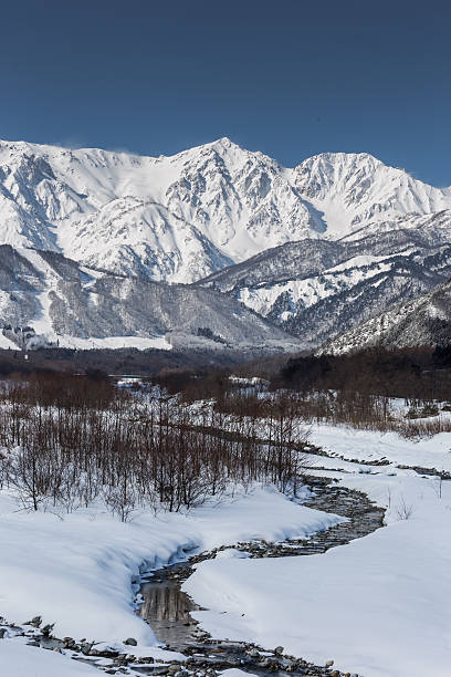istock Snow country in central Japan. 490305168