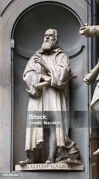 Statue Of Galileo In Florence Stock Photo - Download Image Now - Galileo Galilei, Florence - Italy, Italy