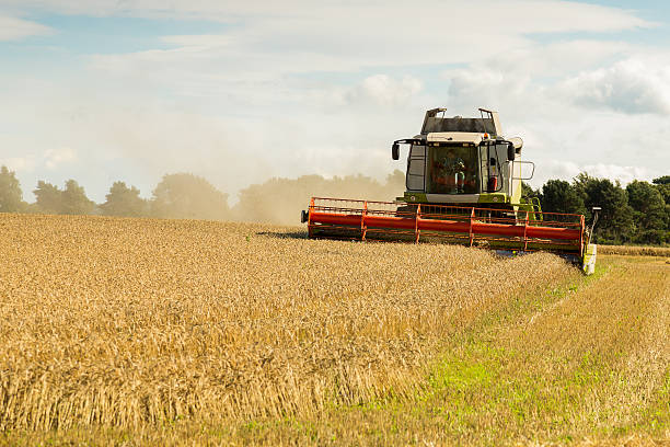 農産物チェックアウト - tractor farm uk agriculture ストックフォトと画像