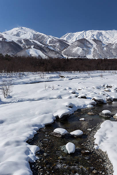 istock Snow country in central Japan. 490308582