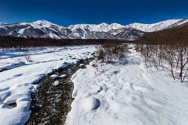 istock Snow country in central Japan. 490309006