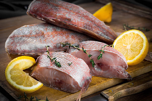 istock Sea bass with lemon 490309277