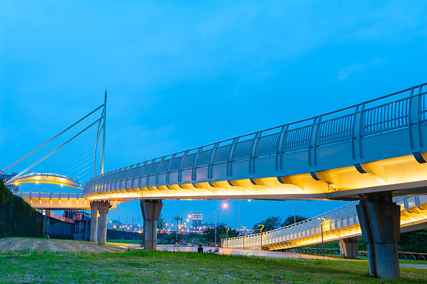 istock Beautiful bridge in Taipei 490310307