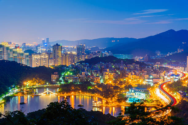 istock night view of taipei city 490310309