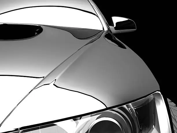 My own car design background. 3D render.