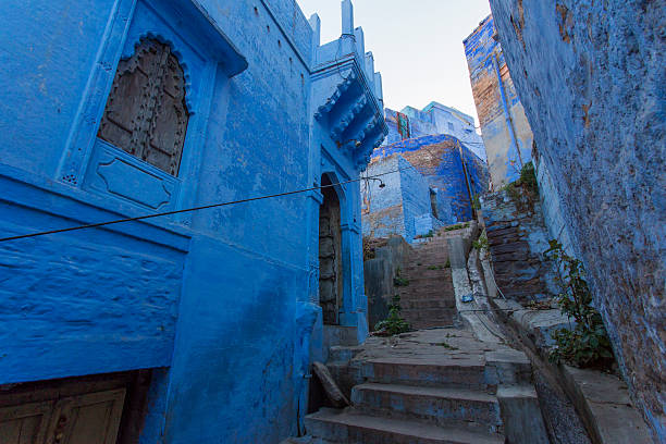 istock Blue City Alley 490311993