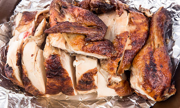 istock Grilled chicken in foil 490313825