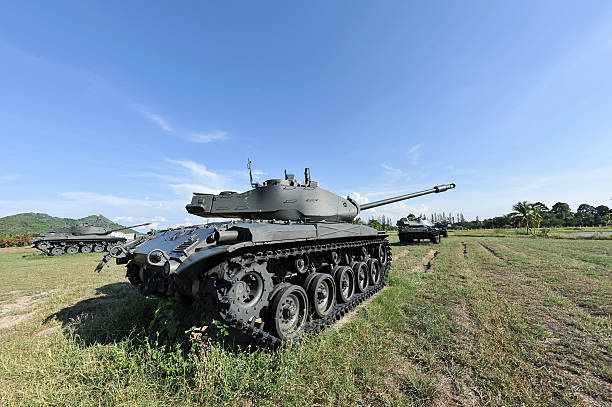 istock Big tank in the garden and blue sky 490313921