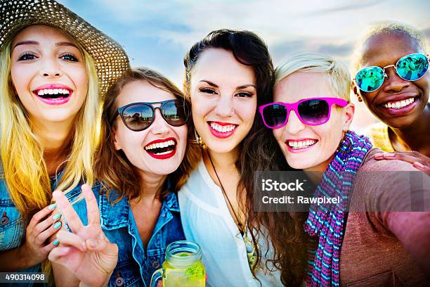 Celebration Cheerful Enjoying Party Leisure Happiness Concept Stock Photo - Download Image Now