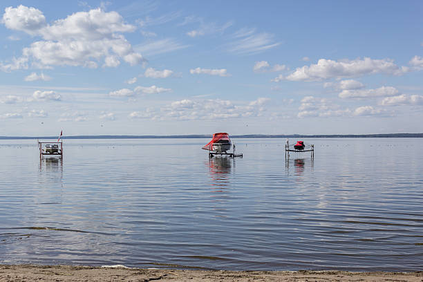 istock boast parked in a lake 490314118