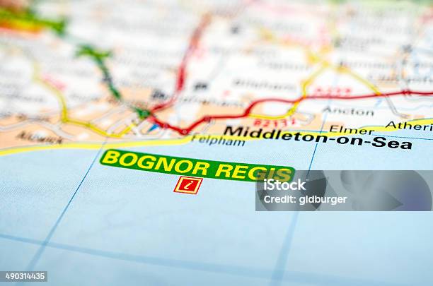 Bognor Regis Na Mapa Drogowa - zdjęcia stockowe i więcej obrazów Bognor Regis - Bognor Regis, Anglia, Aranżacja