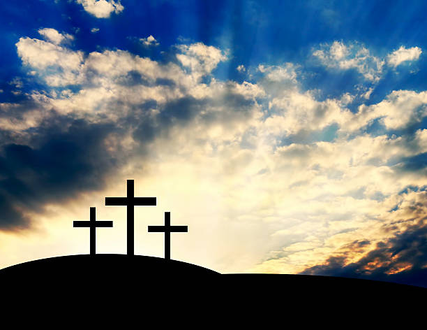 istock Christian Crosses on the Hill 490314999