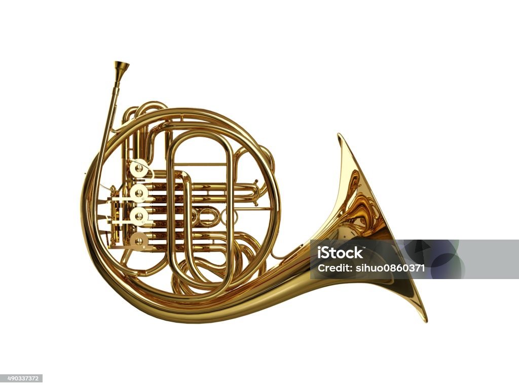 French Horn French Horn Stock Photo