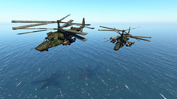 istock The Russian fighting helicopter 490339022
