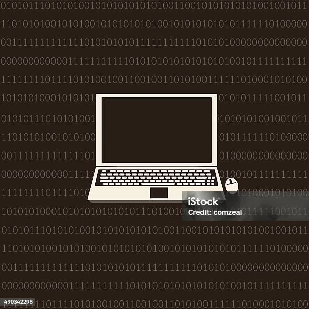 Technology Pc Vector Computer Technology Vector Background Design Stock Illustration ...