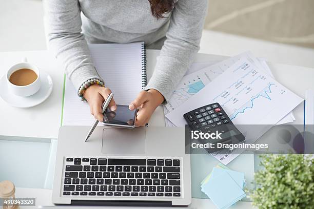 Financial Management Stock Photo - Download Image Now - Calculator, Financial Advisor, Chart