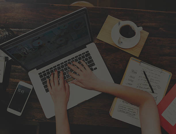 istock Business Woman Working Planning Ideas Concept 490347704