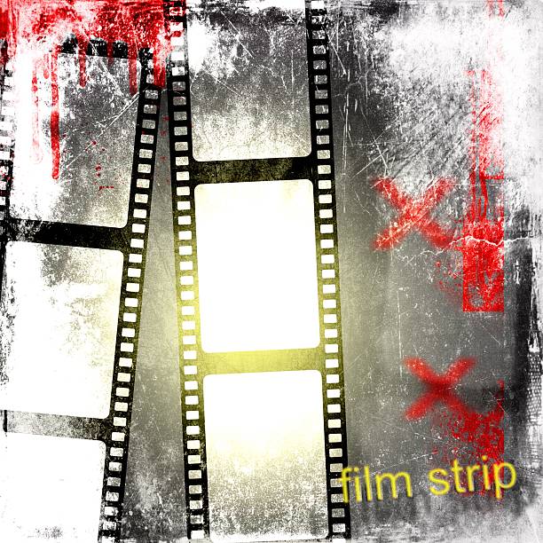 istock Vintage film strip background 490348608
