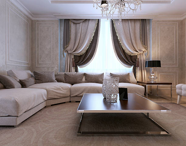 istock Guest room neoclassical style 490358414