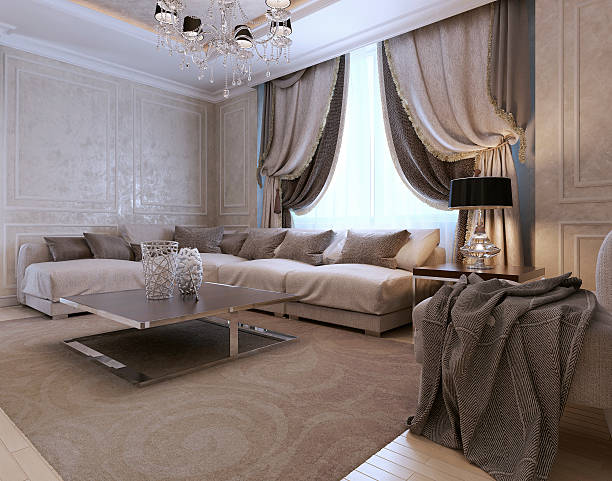 istock Living room classic style 490358448
