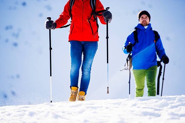 istock Young couple on a hike 490359334