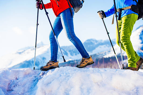 istock Young couple on a hike 490359458