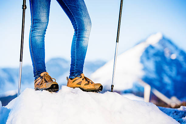 istock Young woman on a hike 490359670