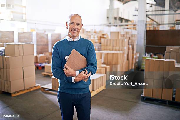 Let Me Take The Guesswork Out Of Logistics Stock Photo - Download Image Now - Manager, Warehouse, Factory