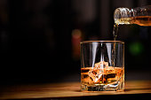istock Still life. pour or whiskey in to glass 490361148