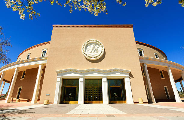 New Mexico State Capitol New Mexico State Capitol adobe material photos stock pictures, royalty-free photos & images