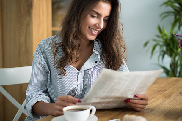 istock Good morning starts with reading newspaper 490366092