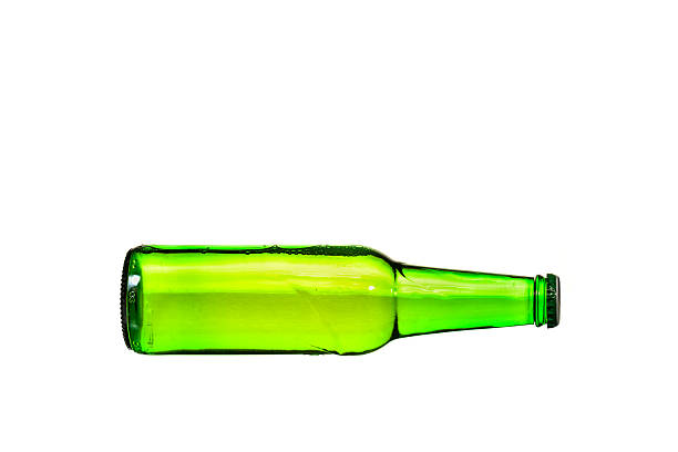istock Bottle of beer on white background 490366896