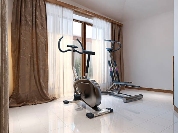 istock Fitness room Contemporary style 490366954