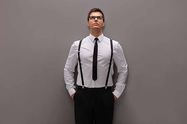 istock Confident young man in elegant outfit 490369266