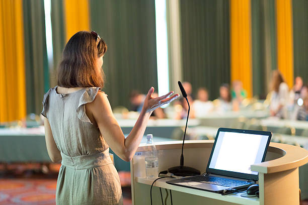 istock Speaker at Business Conference and Presentation. 490371718
