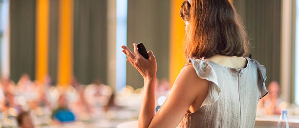 istock Speaker at Business Conference and Presentation. 490371768
