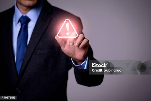 Business People And The Future Of Technology Stock Photo - Download Image Now - Danger, Mistake, Businessman