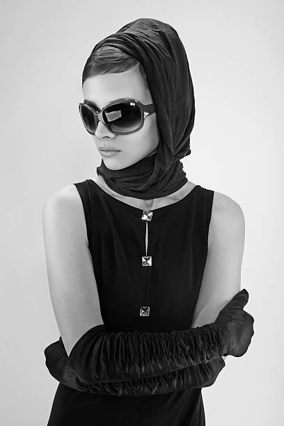 istock beautiful young woman in retro style 490376103