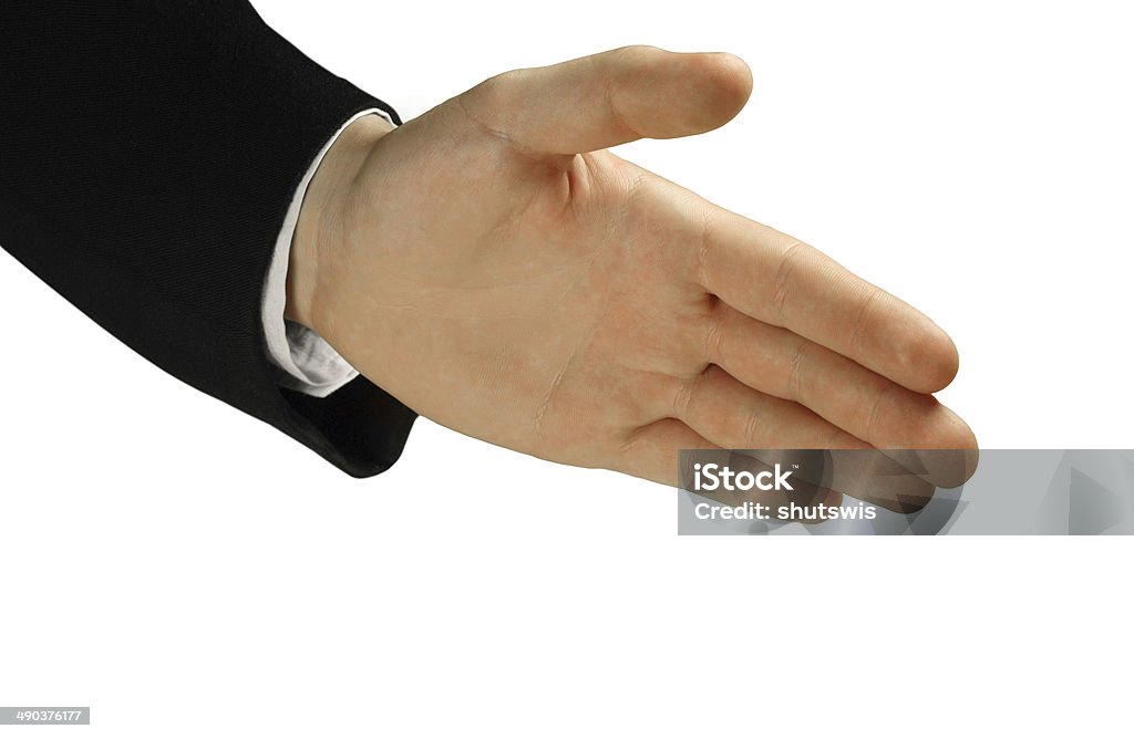 Hand a business person Hand a business person who is willing to make a deal Adult Stock Photo