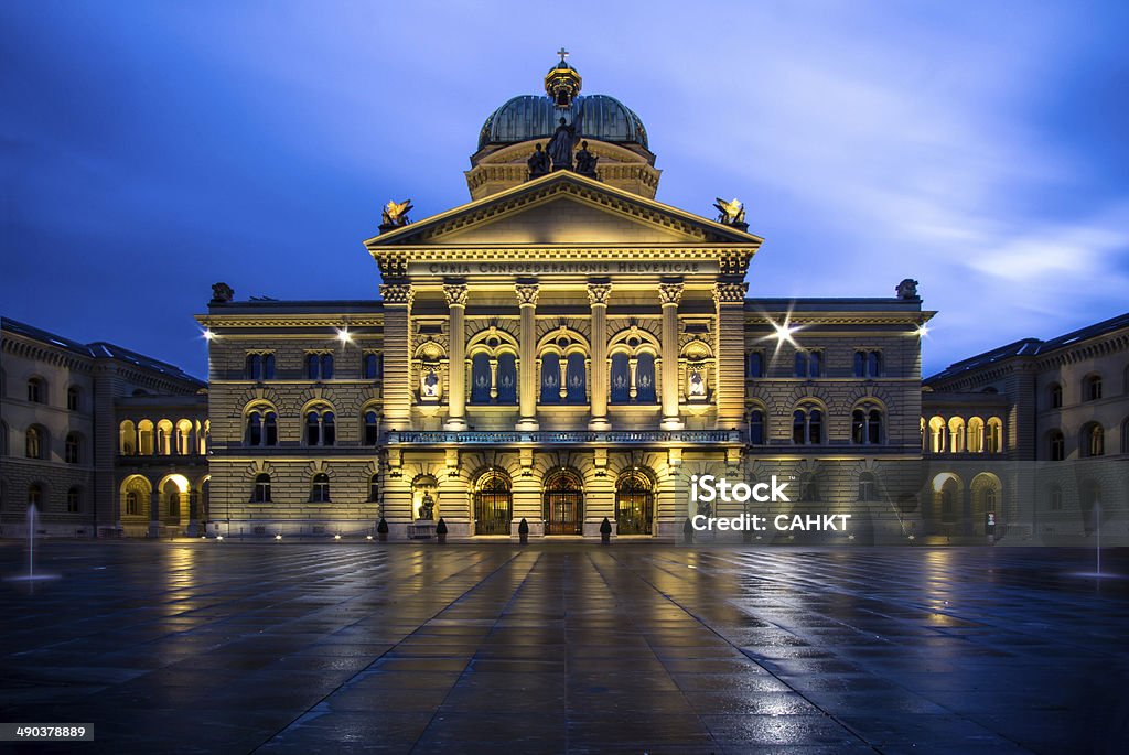 Bern, Switzerland. Swiss Parliament building. Bern. Switzerland. Federal Building Stock Photo