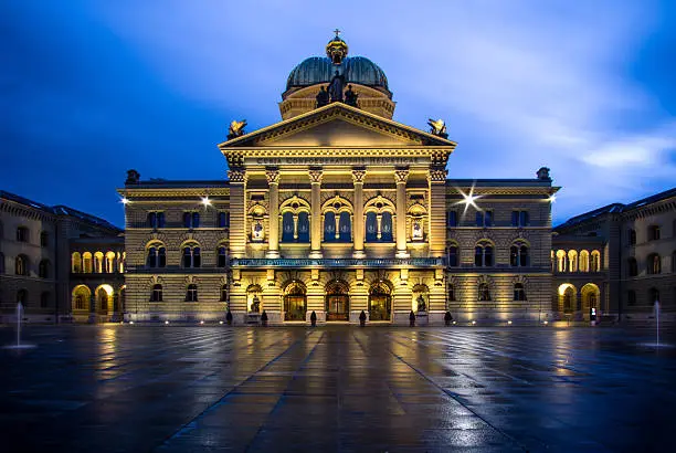 Swiss Parliament building. Bern. Switzerland.