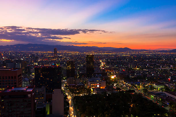 istock Mexico city at sunset 490379485