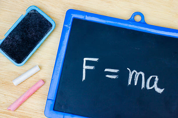 istock Newton’s  law of motion on chalkboard 490388092