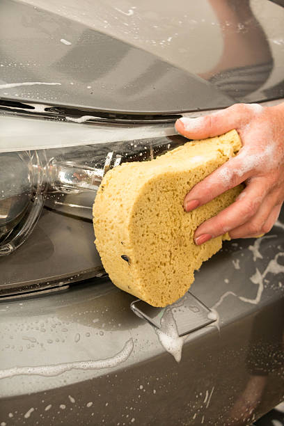 lavage de voiture de signalisation - soap sud water froth bubble photos et images de collection