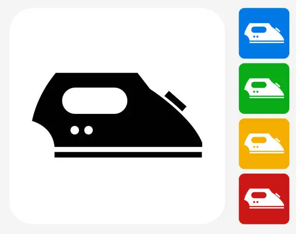 Vector illustration of Iron Icon Flat Graphic Design