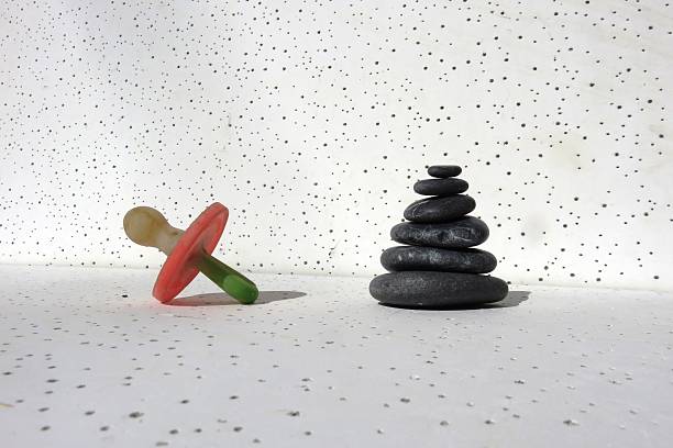 istock pile of stones, pacifier 490393172