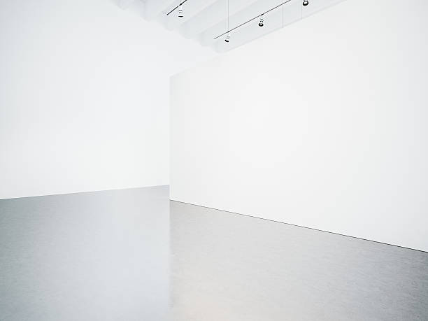 istock Mock up of white  interior. 3d render 490393288