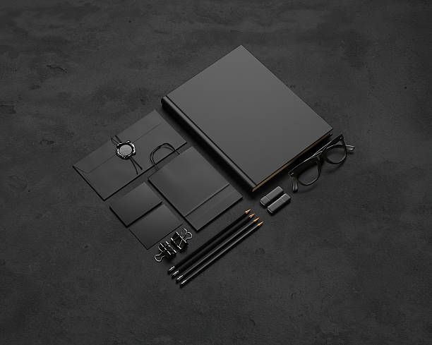 istock Set of classic elements on the concrete wall. 3d render 490393912